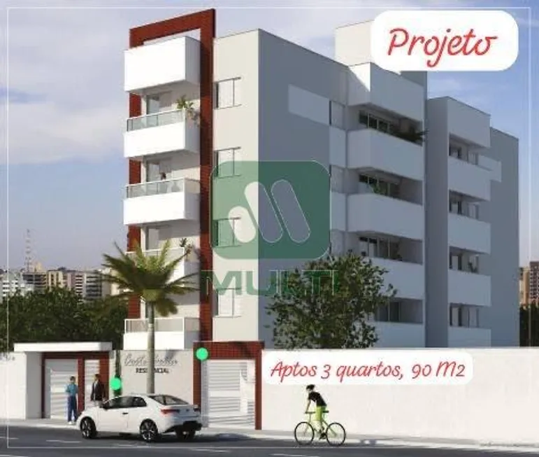 Foto 1 de Apartamento com 3 Quartos à venda, 89m² em Santa Mônica, Uberlândia