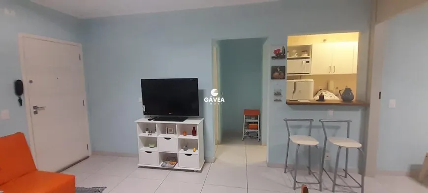 Foto 1 de com 1 Quarto à venda, 53m² em Gonzaga, Santos