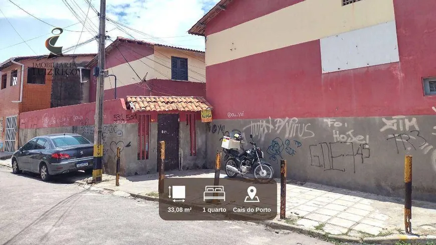 Foto 1 de Casa de Condomínio com 1 Quarto para alugar, 33m² em Vicente Pinzon, Fortaleza