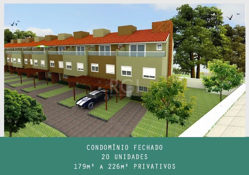 Foto 1 de Casa de Condomínio com 3 Quartos à venda, 180m² em Ipanema, Porto Alegre