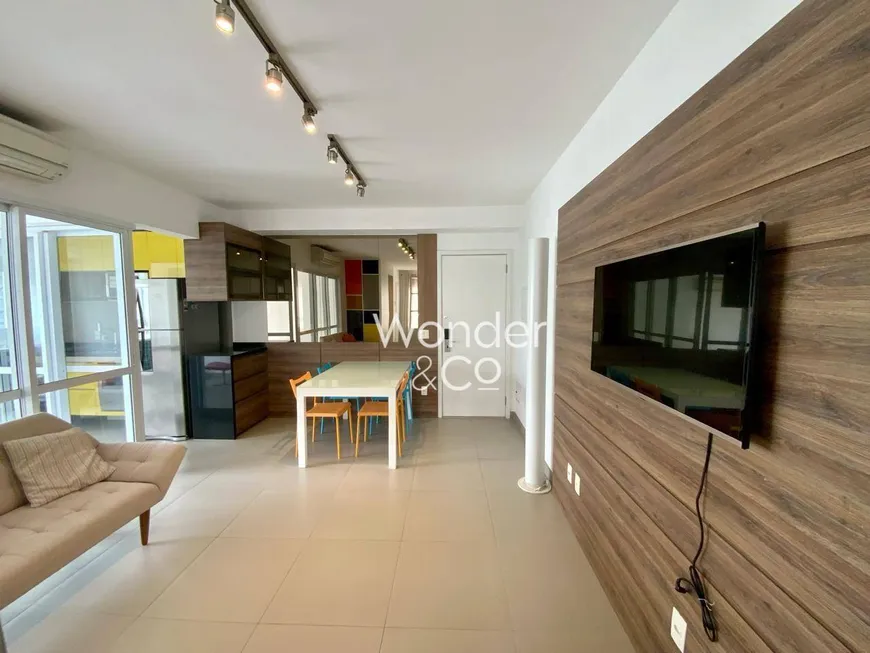 Foto 1 de Apartamento com 1 Quarto para alugar, 68m² em Brooklin, São Paulo