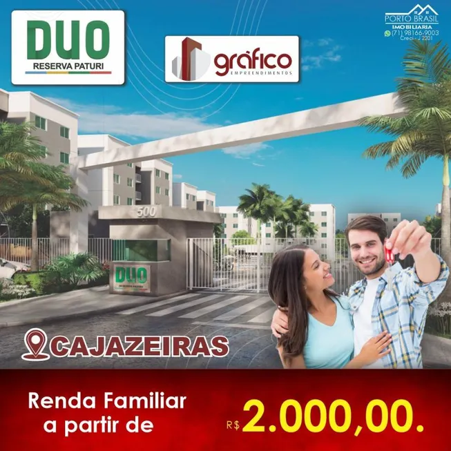 Foto 1 de Apartamento com 2 Quartos à venda, 44m² em Fazenda Grande I, Salvador