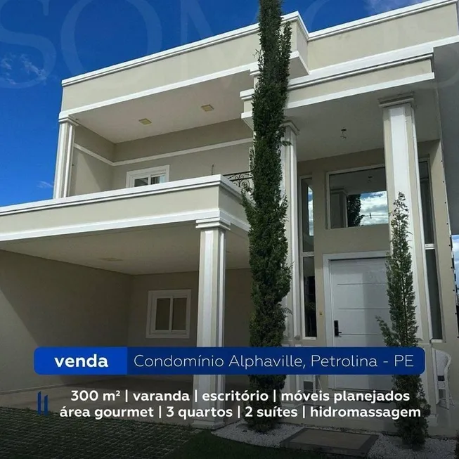 Foto 1 de Casa de Condomínio com 2 Quartos à venda, 300m² em Boa Esperança, Petrolina