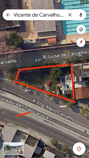 Foto 1 de Lote/Terreno com 1 Quarto à venda, 500m² em Vicente de Carvalho, Rio de Janeiro