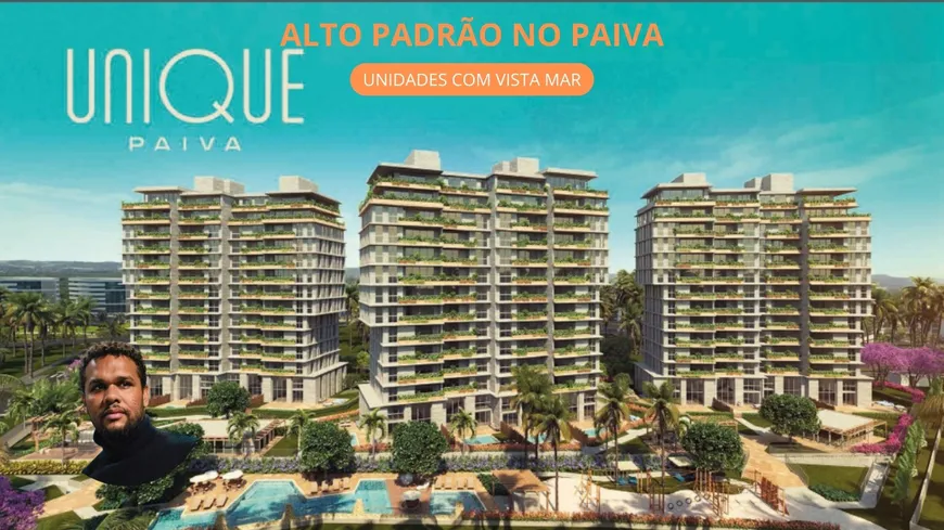Foto 1 de Apartamento com 3 Quartos à venda, 121m² em Praia do Paiva, Cabo de Santo Agostinho