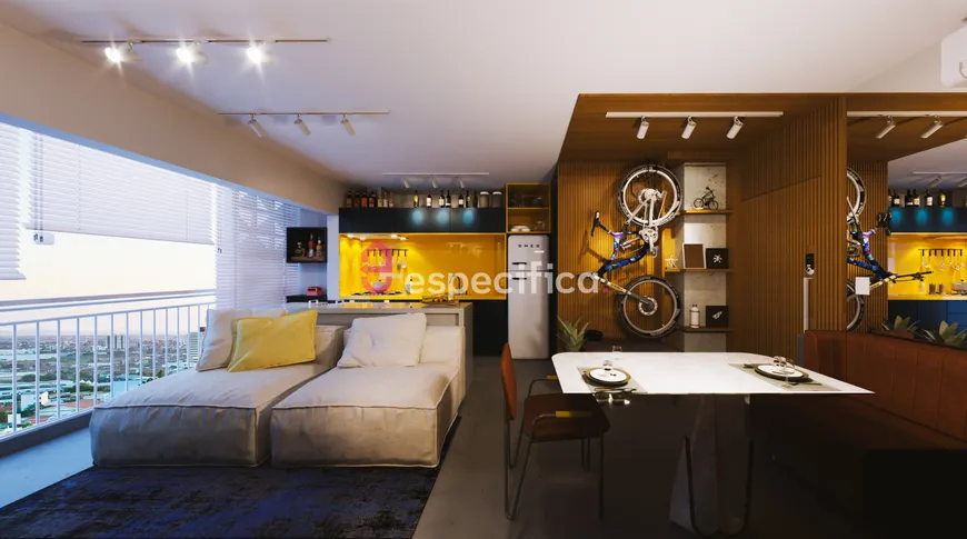 Foto 1 de Apartamento com 2 Quartos à venda, 58m² em Setor Pedro Ludovico, Goiânia