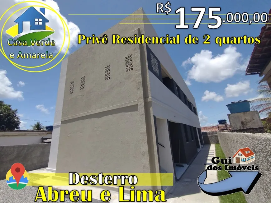 Foto 1 de Apartamento com 2 Quartos à venda, 50m² em Centro, Abreu E Lima