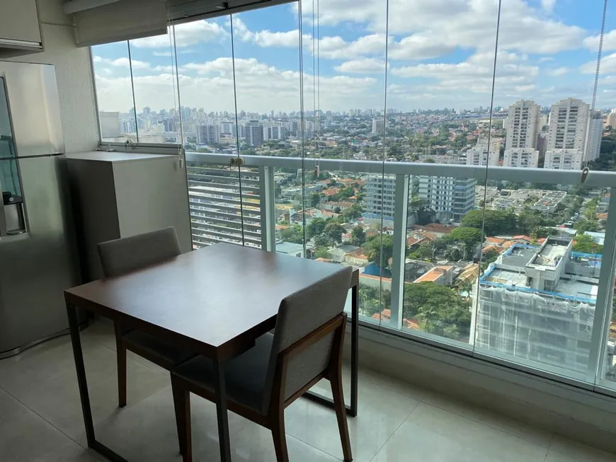 Foto 1 de Apartamento com 1 Quarto para alugar, 35m² em Brooklin, São Paulo