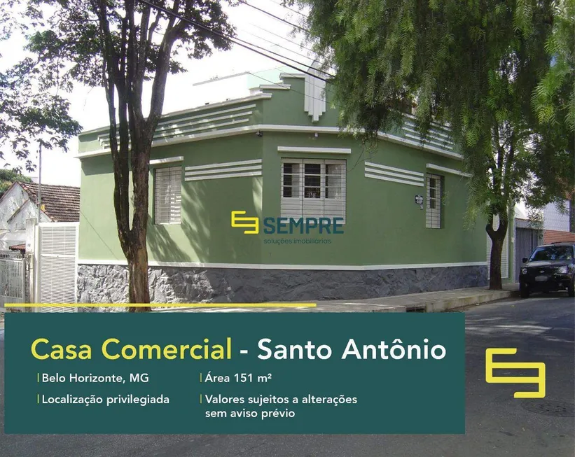 Foto 1 de Imóvel Comercial à venda, 151m² em Santo Antônio, Belo Horizonte