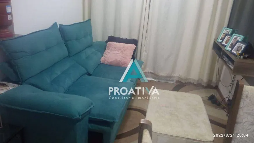 Foto 1 de Apartamento com 2 Quartos à venda, 52m² em Jardim Pedroso, Mauá