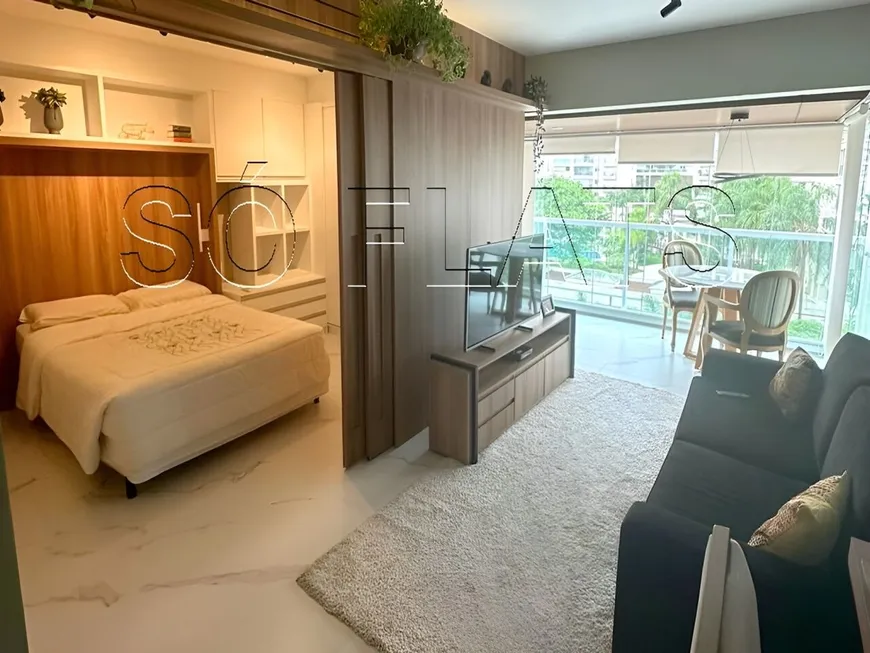 Foto 1 de Apartamento com 1 Quarto à venda, 50m² em Cidade Monções, São Paulo