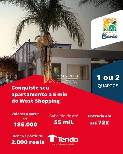 Foto 1 de Apartamento com 2 Quartos à venda, 50m² em Campo Grande, Rio de Janeiro