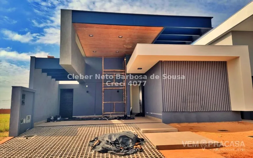 Foto 1 de Casa de Condomínio com 3 Quartos à venda, 187m² em Alphaville Campo Grande 4, Campo Grande