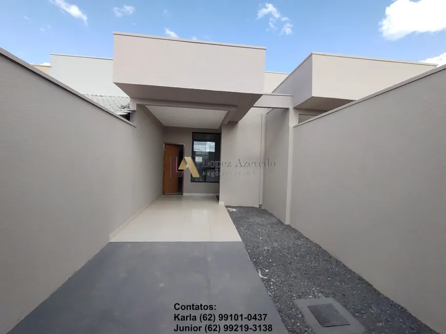 Foto 1 de Casa com 3 Quartos à venda, 100m² em Residencial Vida Nova, Anápolis