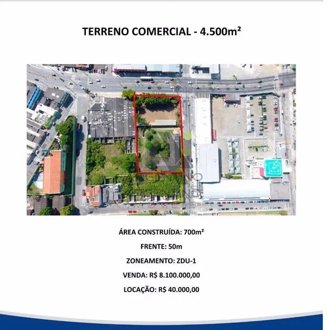 Foto 1 de Lote/Terreno para venda ou aluguel, 700m² em Vila Jundiaí, Mogi das Cruzes