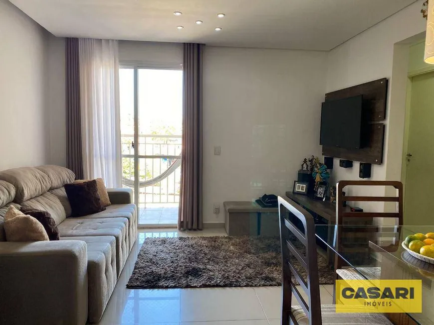 Foto 1 de Apartamento com 3 Quartos à venda, 73m² em Vila Alzira, Santo André