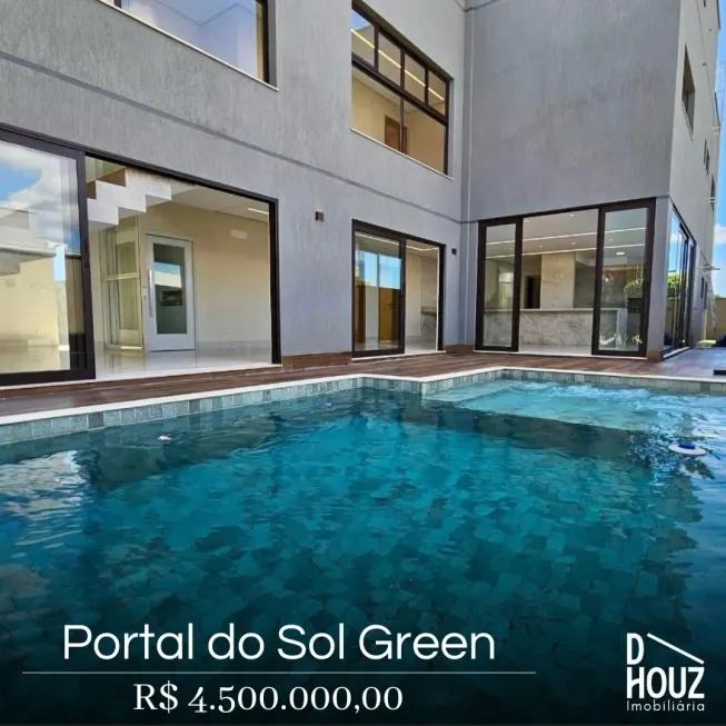 Foto 1 de Casa de Condomínio com 4 Quartos à venda, 400m² em Residencial Goiânia Golfe Clube, Goiânia