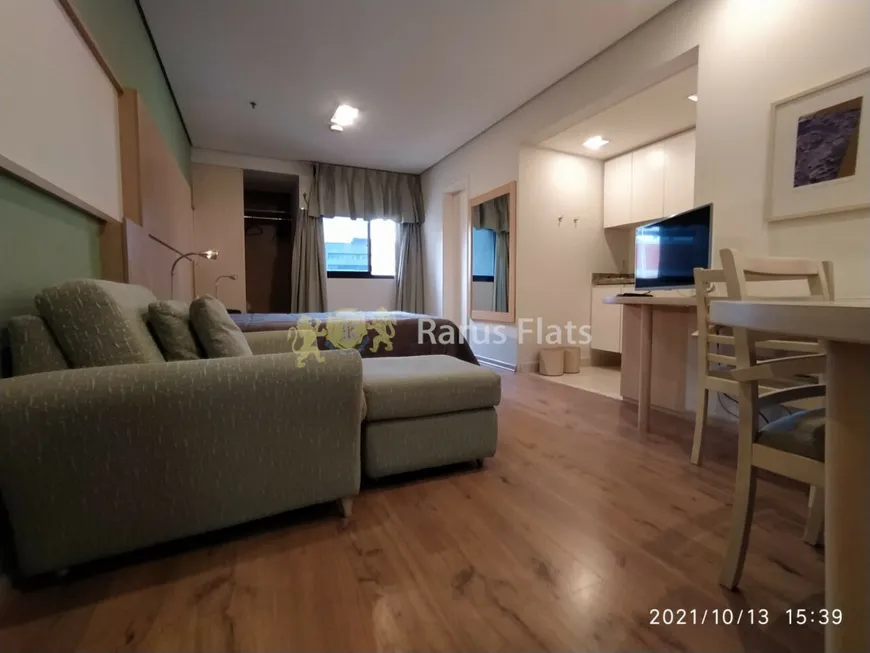 Foto 1 de Flat com 1 Quarto para alugar, 32m² em Morumbi, São Paulo