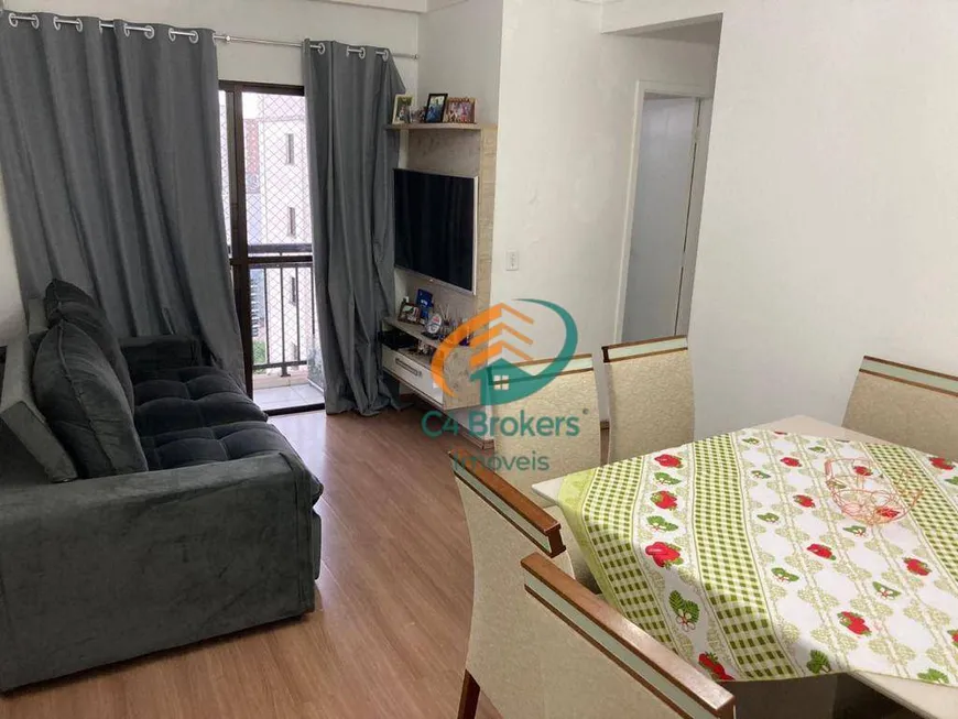 Foto 1 de Apartamento com 2 Quartos à venda, 59m² em Portal dos Gramados, Guarulhos