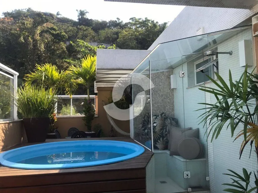 Foto 1 de Cobertura com 3 Quartos à venda, 184m² em Itacoatiara, Niterói