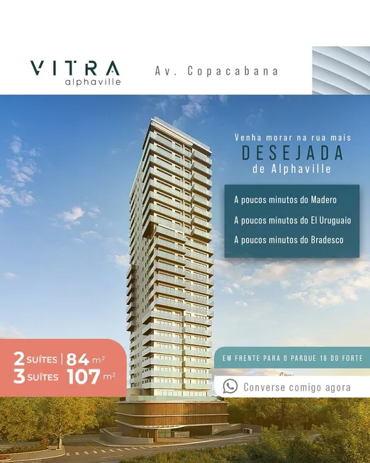 Foto 1 de Apartamento com 3 Quartos à venda, 107m² em Dezoito do Forte Empresarial Alphaville, Barueri