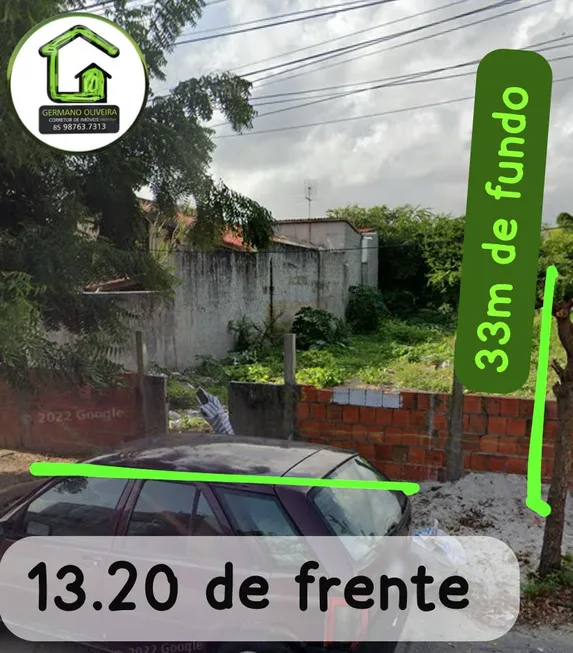 Foto 1 de Lote/Terreno à venda, 436m² em Salinas, Fortaleza