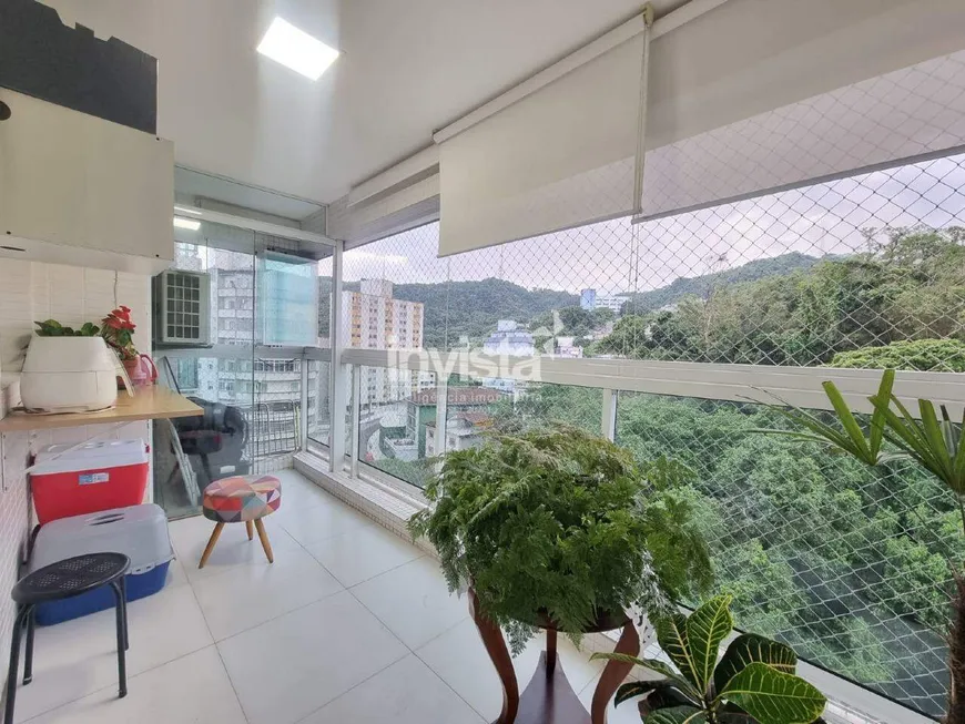 Foto 1 de Apartamento com 2 Quartos à venda, 77m² em José Menino, Santos