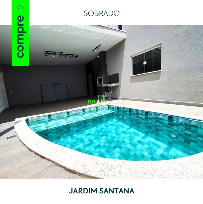 Foto 1 de Sobrado com 3 Quartos à venda, 120m² em Jardim Santana, Franca