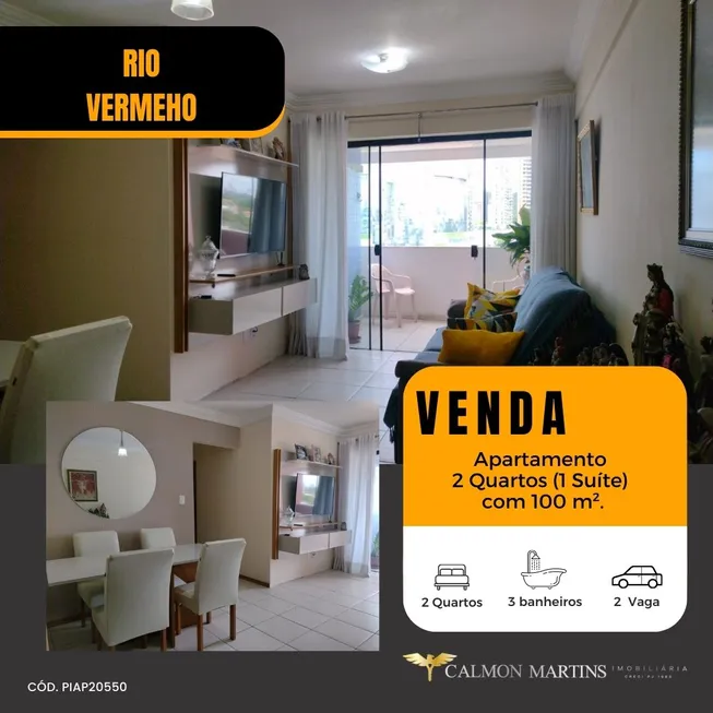 Foto 1 de Apartamento com 3 Quartos à venda, 100m² em Rio Vermelho, Salvador