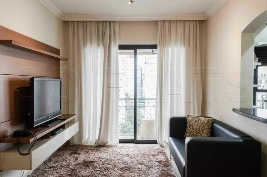 Foto 1 de Flat com 1 Quarto à venda, 45m² em Jardins, São Paulo