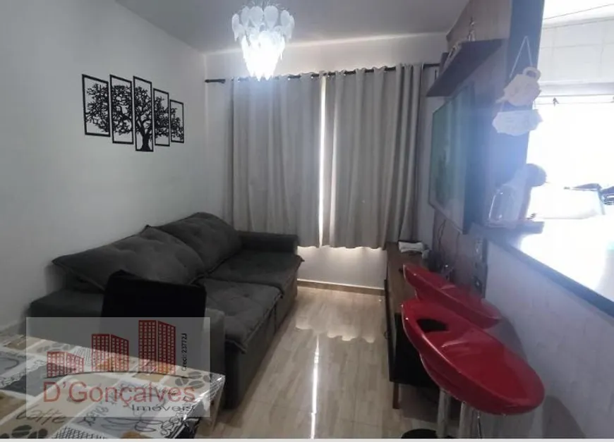 Foto 1 de Apartamento com 2 Quartos à venda, 44m² em Canhema, Diadema