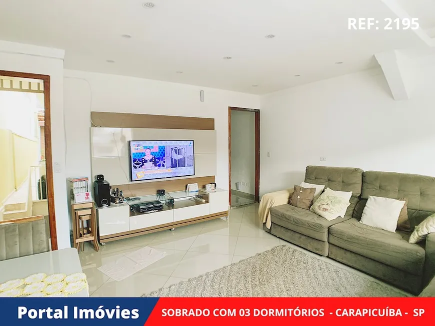 Foto 1 de Casa com 3 Quartos à venda, 120m² em Parque Santa Teresa, Carapicuíba
