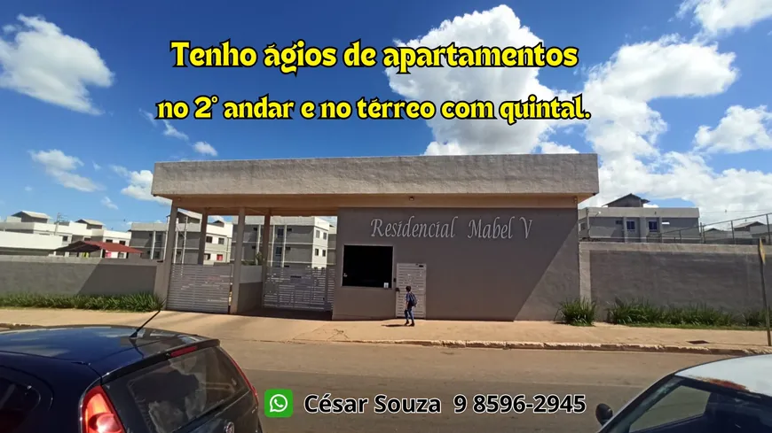 Foto 1 de Apartamento com 2 Quartos à venda, 44m² em Jardim Céu Azul, Valparaíso de Goiás