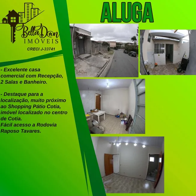 Foto 1 de Imóvel Comercial com 2 Quartos para alugar, 30m² em Centro, Cotia