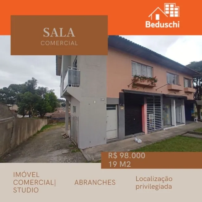 Foto 1 de Ponto Comercial à venda, 19m² em Abranches, Curitiba