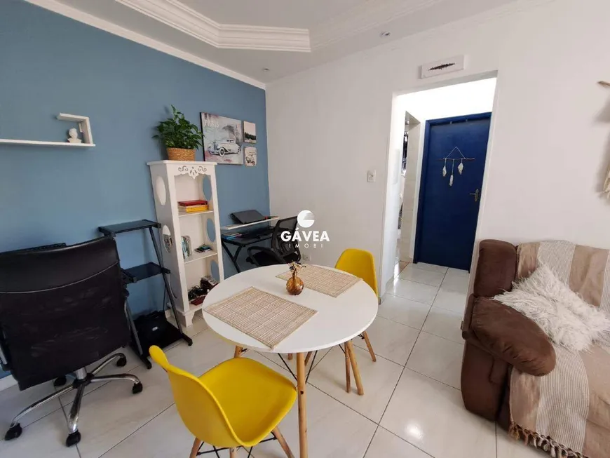 Foto 1 de Apartamento com 1 Quarto para alugar, 42m² em Centro, São Vicente