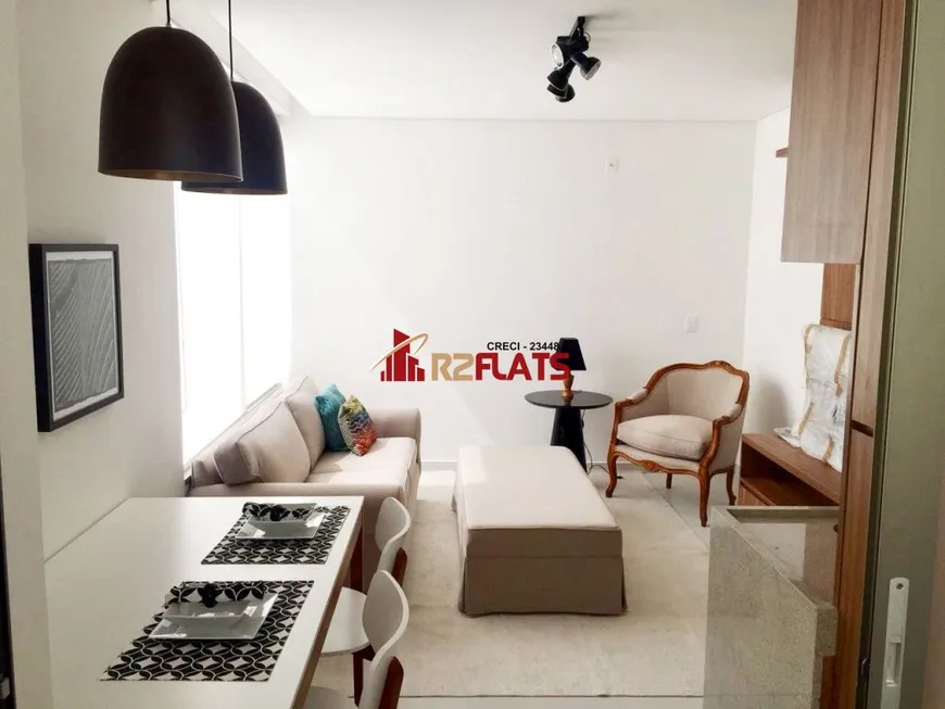 Foto 1 de Flat com 1 Quarto para alugar, 36m² em Vila Olímpia, São Paulo