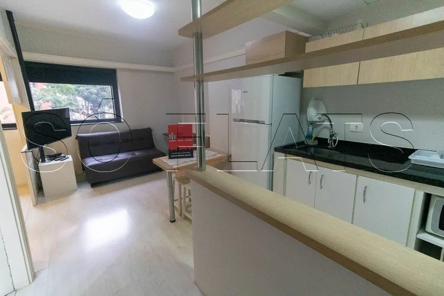 Foto 1 de Flat com 1 Quarto para alugar, 28m² em Jardim Paulista, São Paulo