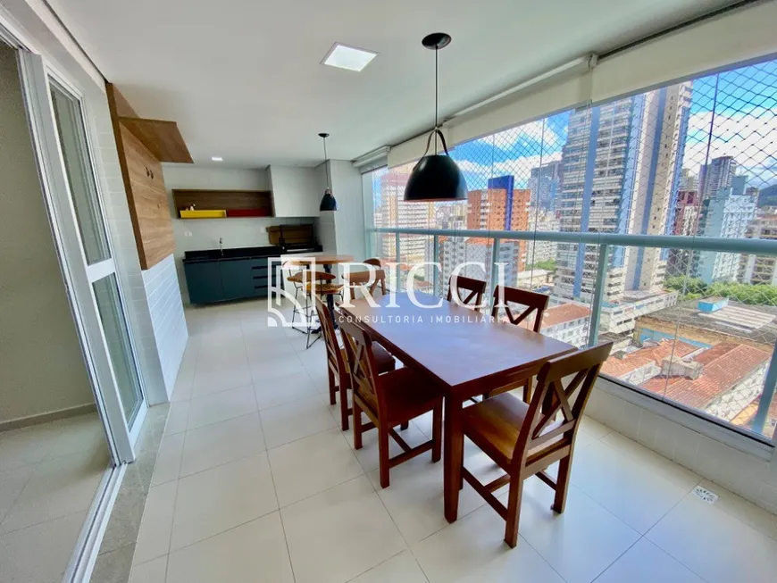 Foto 1 de Apartamento com 2 Quartos à venda, 106m² em Gonzaga, Santos