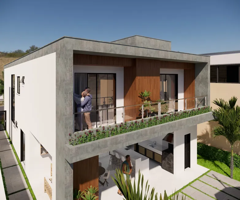 Foto 1 de Casa de Condomínio com 3 Quartos à venda, 330m² em Busca Vida Abrantes, Camaçari