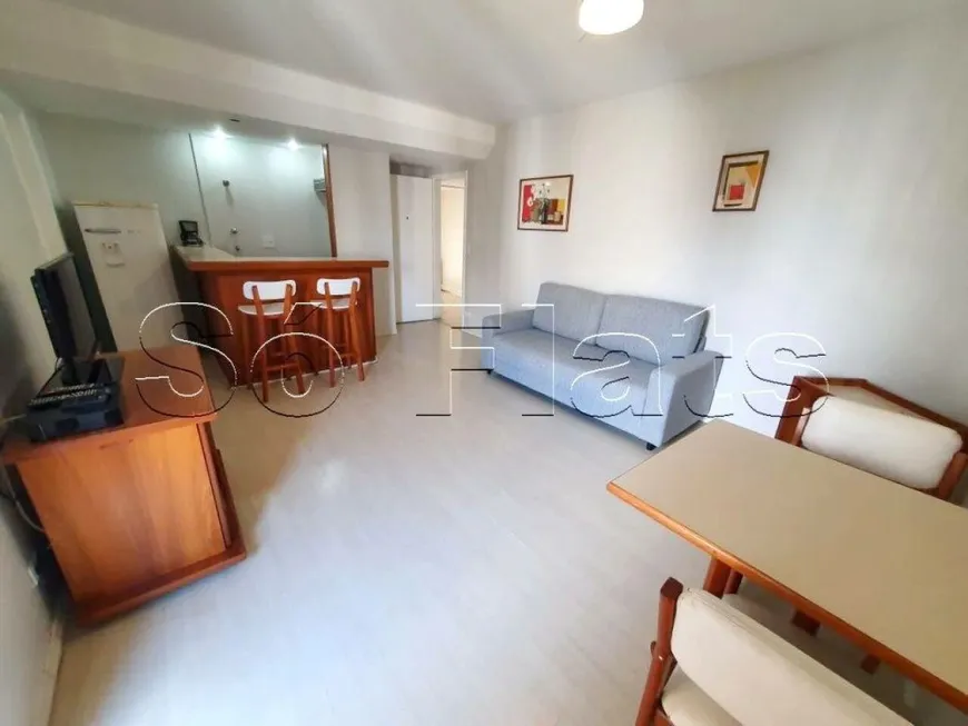 Foto 1 de Flat com 1 Quarto à venda, 45m² em Jardim Paulista, São Paulo