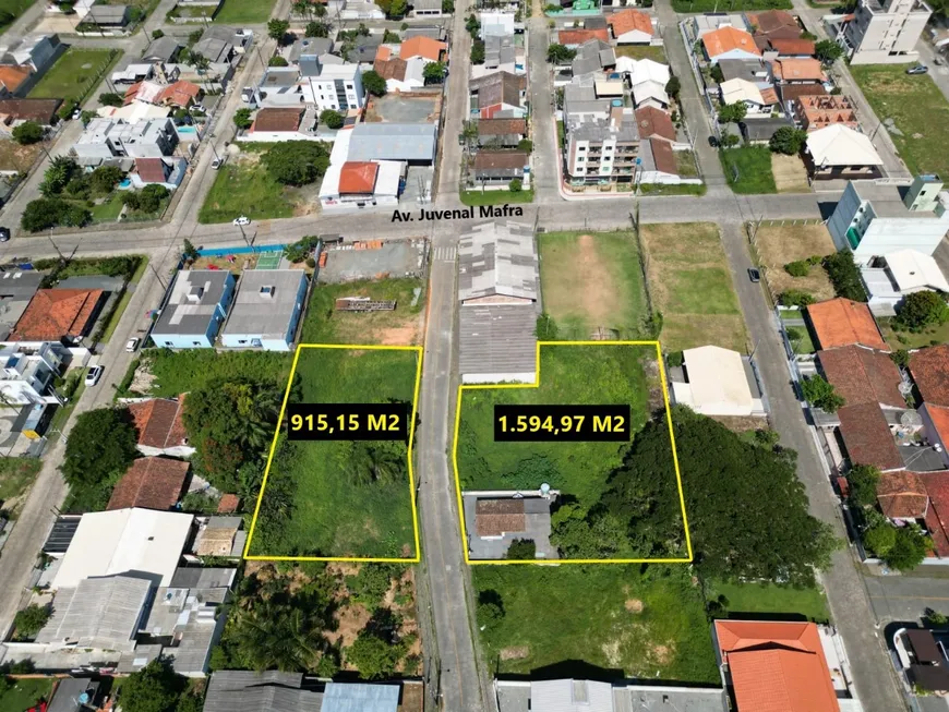 Foto 1 de Lote/Terreno à venda, 1594m² em Gravata, Navegantes