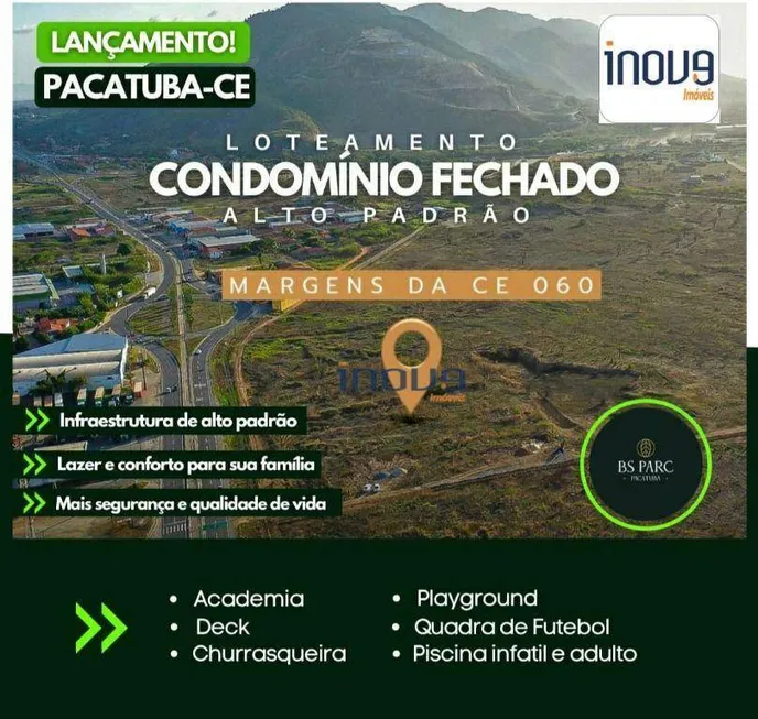 Foto 1 de Lote/Terreno à venda, 175m² em Pacatuba, Pacatuba