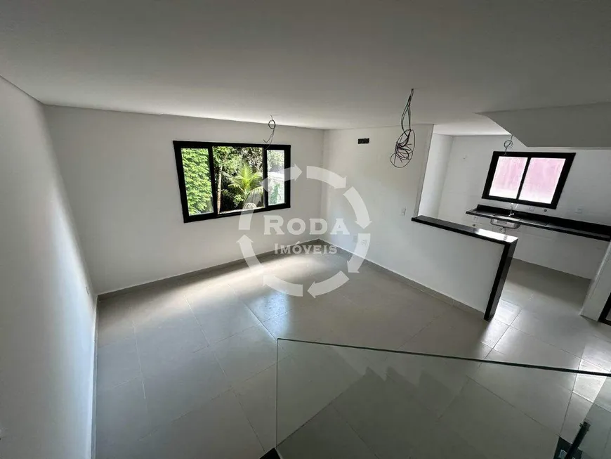 Foto 1 de Sobrado com 2 Quartos à venda, 90m² em Campo Grande, Santos