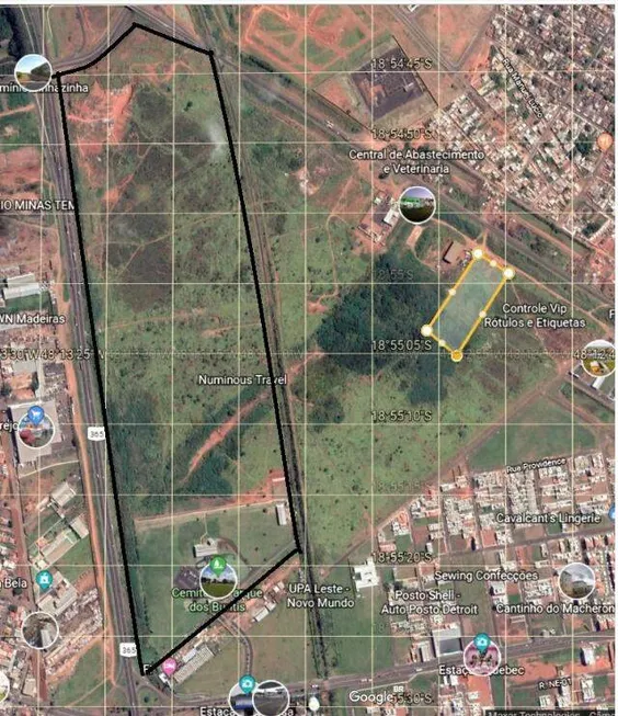 Foto 1 de Lote/Terreno à venda, 16000m² em Distrito Industrial, Uberlândia