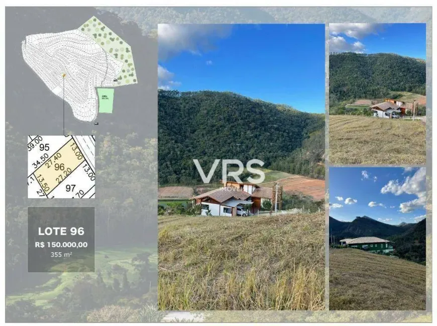 Foto 1 de Lote/Terreno à venda, 355m² em Sebastiana, Teresópolis