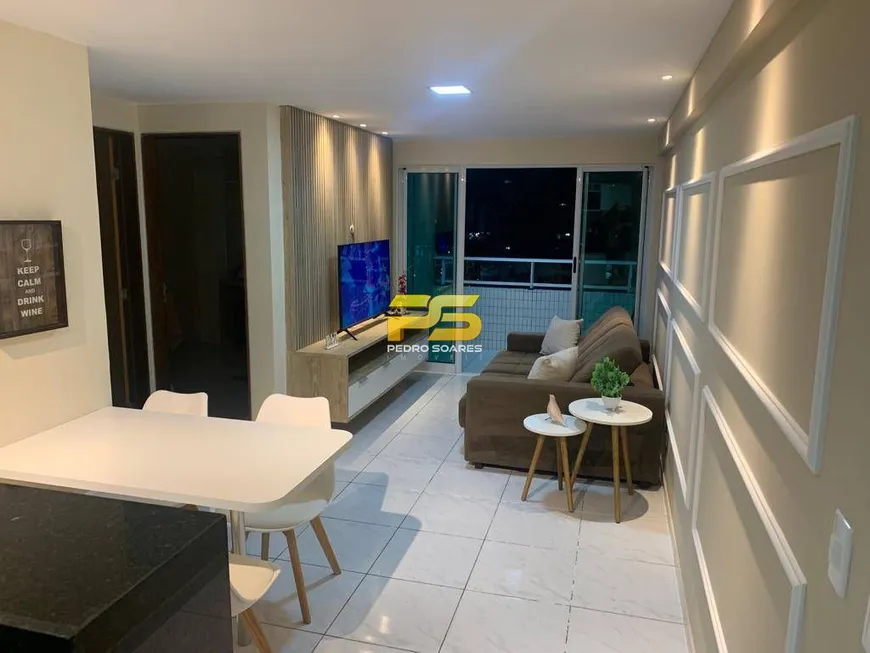 Foto 1 de Apartamento com 2 Quartos à venda, 57m² em Tambaú, João Pessoa