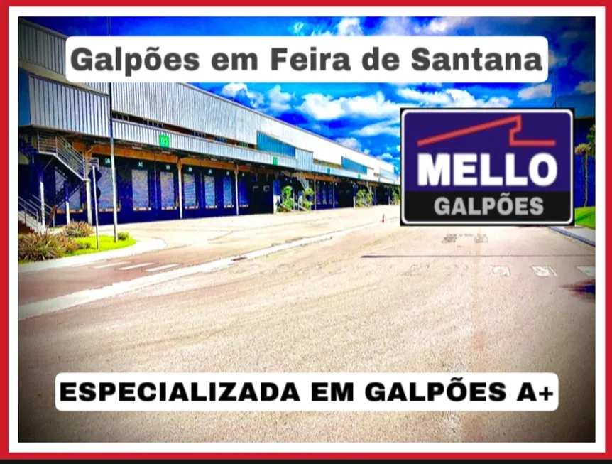 Foto 1 de Galpão/Depósito/Armazém com 10 Quartos para alugar, 36000m² em Capuchinhos, Feira de Santana