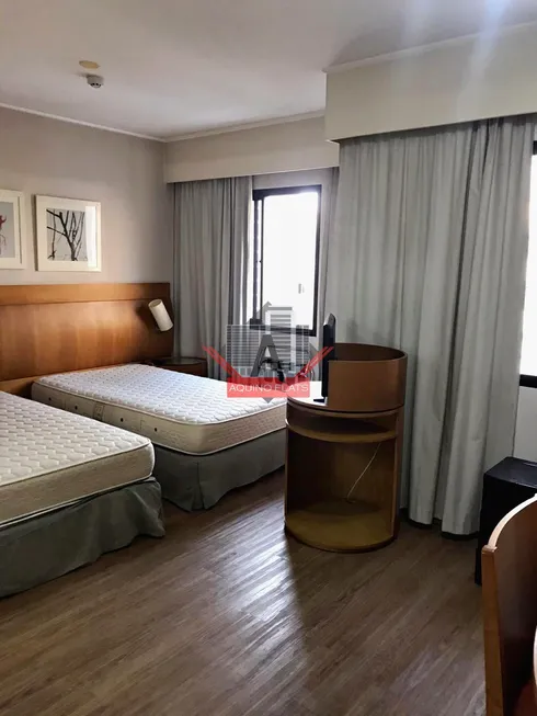 Foto 1 de Flat com 1 Quarto para alugar, 27m² em Moema, São Paulo