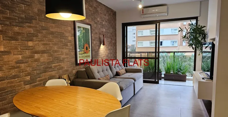 Foto 1 de Flat com 1 Quarto para alugar, 44m² em Jardim Paulista, São Paulo